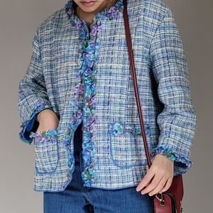 Notations tweed blazer